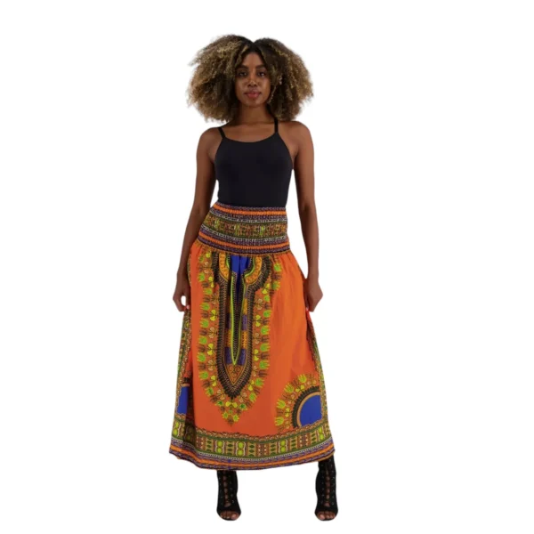 Dashiki Print Dress / Skirt 2 in 1