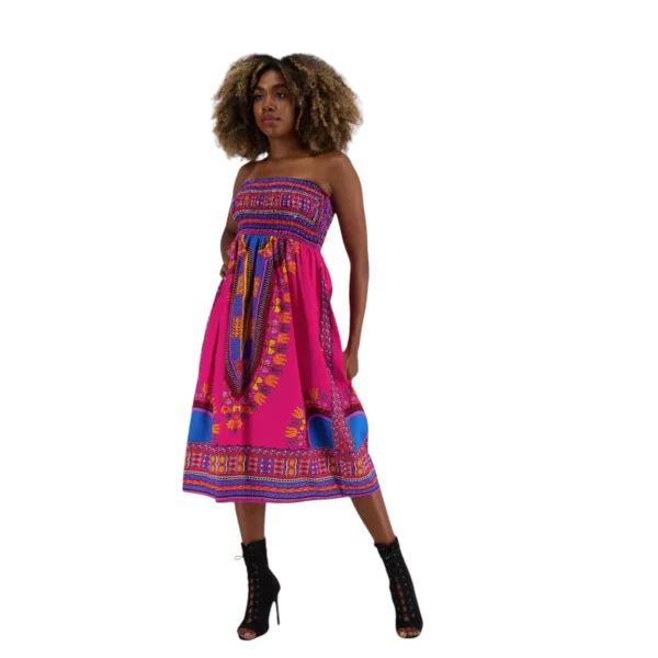 Dashiki Print Dress / Skirt 2 in 1 - Image 6