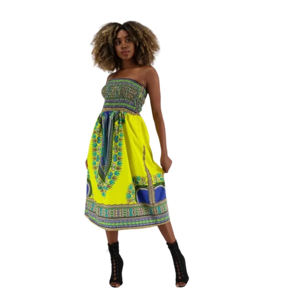 Dashiki Print Dress / Skirt 2 in 1 - Image 7