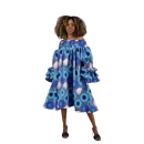 Smoked Off The Shoulder Midi Dress
