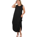 Plus Sleeveless Maxi Dress