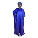 Kayla Collection Tie Neck Kaftan Dress With Headpiece