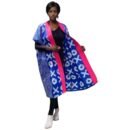 Adire With Aso Oke Trimming Kimono