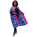 Adire With Aso Oke Trimming Kimono